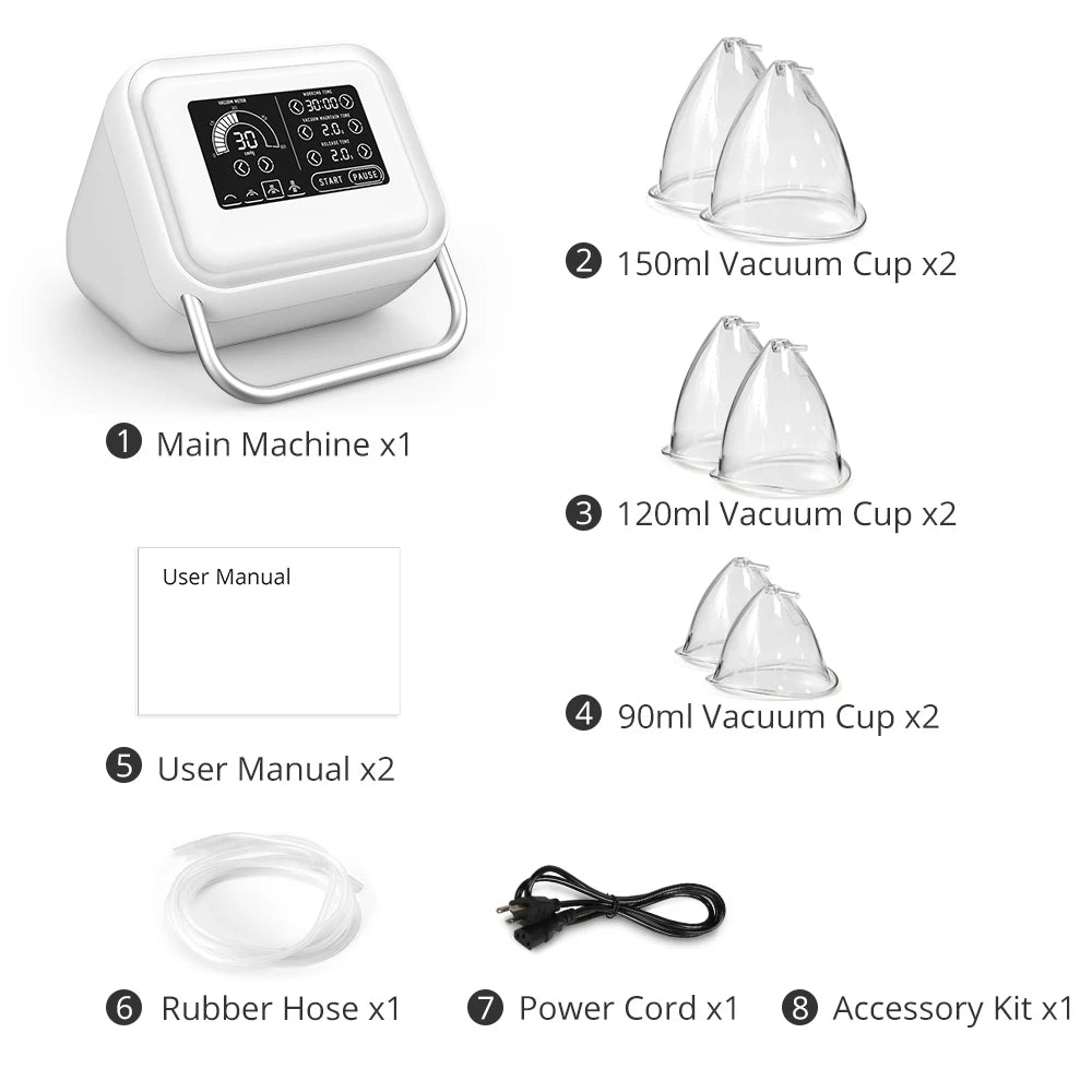 Butt Vacuum Machine with 6 Butt Lifting Cups