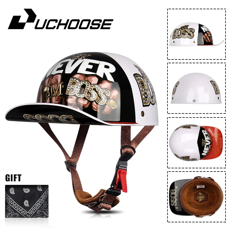 Retro Half Helmet Four Seasons Universal
