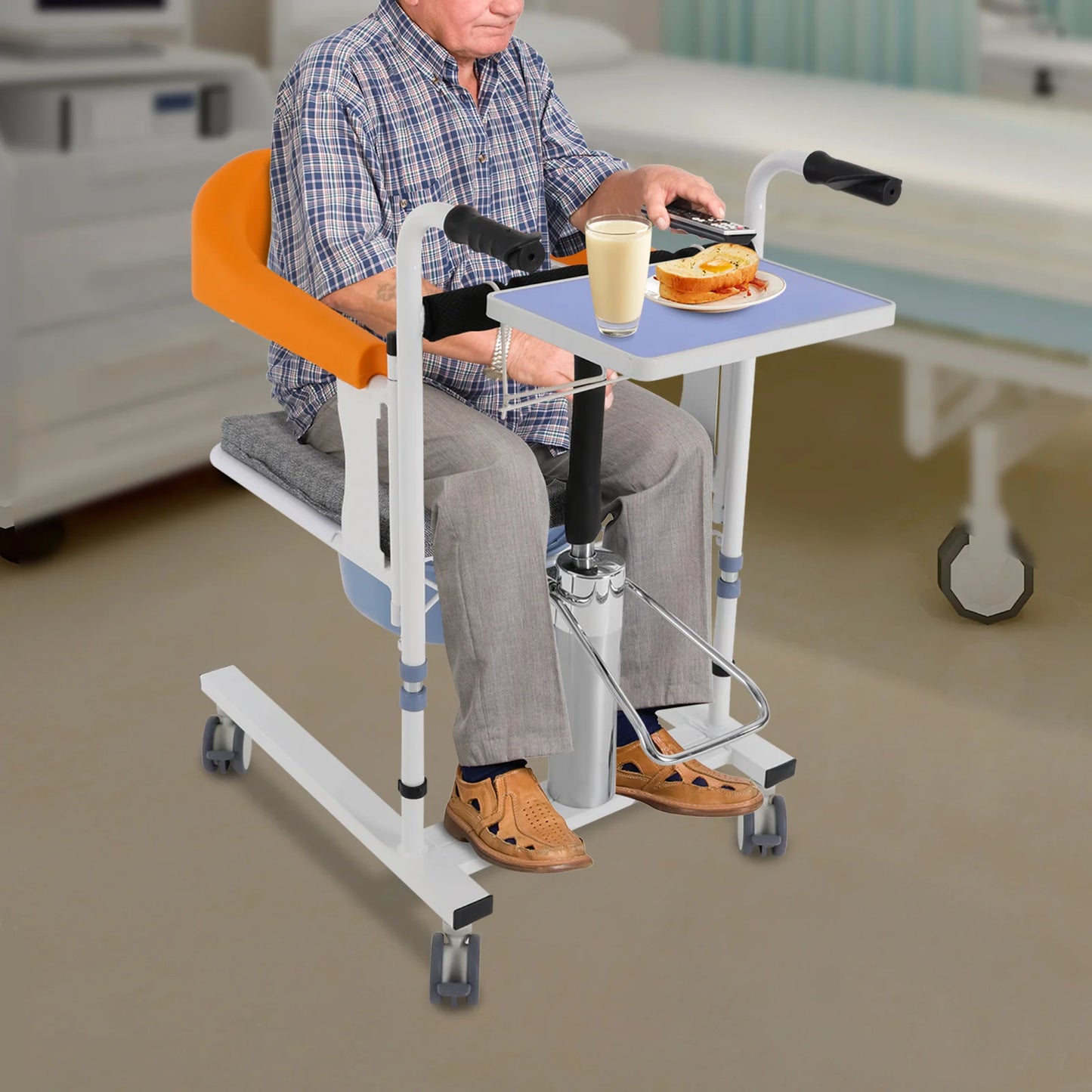 180° Hydraulic Patient Lift Transfer Chair