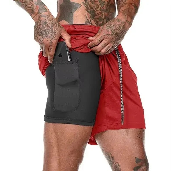 Sportswear 2 In1Compression Shorts