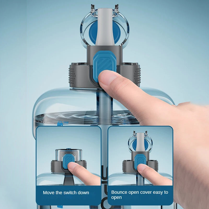 1700ML/2500ML/3800ML Fitness Drinking Bottle Large Capacity