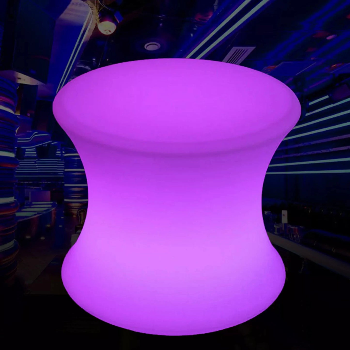 16" LED Color Light Up Bar Stool Waterproof with Remote