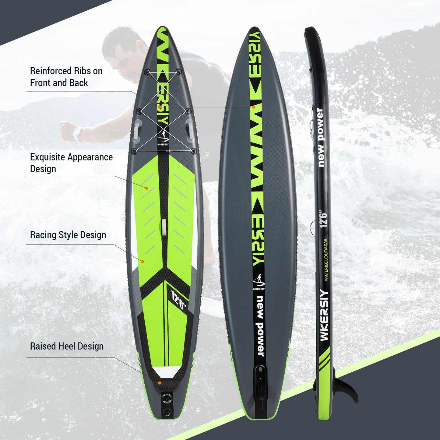 Inflatable Stand Up Paddle Board Non-Slip