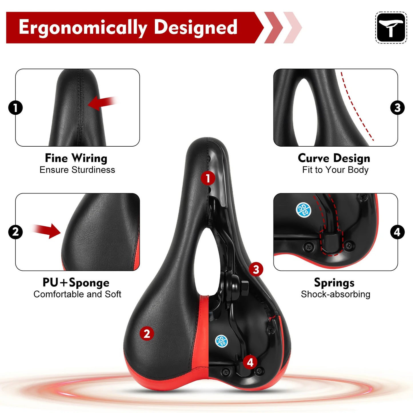 Electric Scooter Seat Folding Adjustable Height