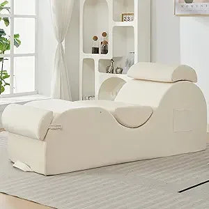 Chaise Lounge Chair with Side Pockets