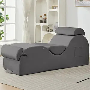 Chaise Lounge Chair with Side Pockets