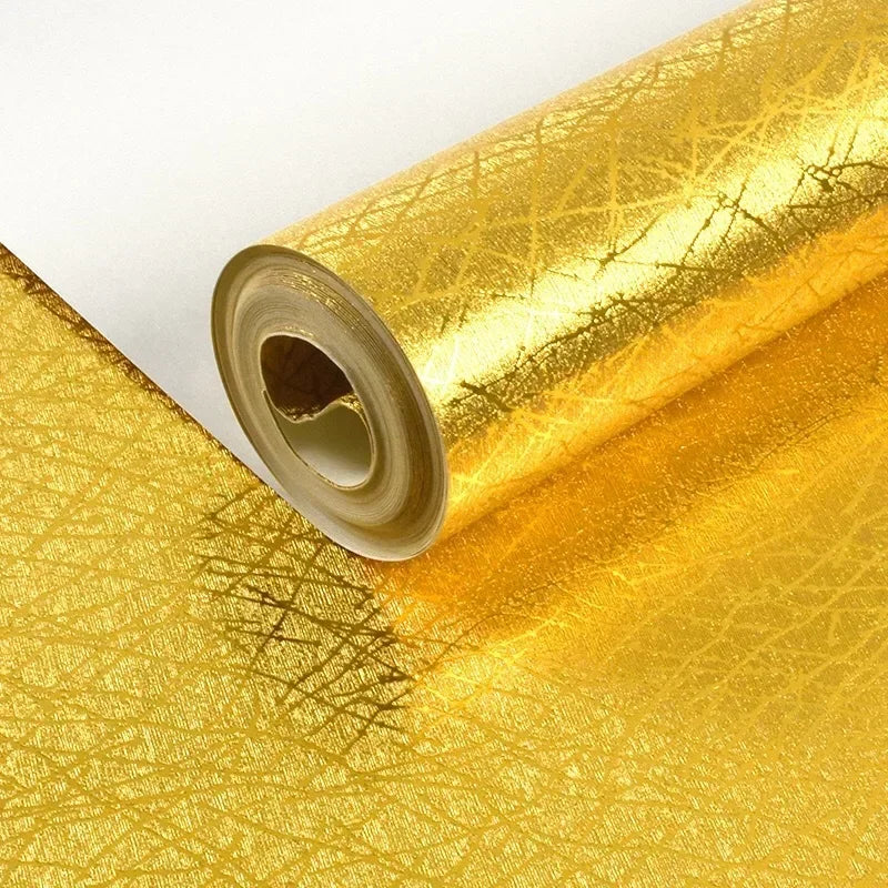 Waterproof Luxury Metallic Glitter Foil Wall Paper