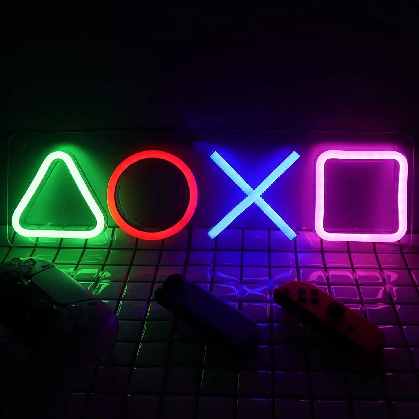 Neon Sign Custom Game Icon Light
