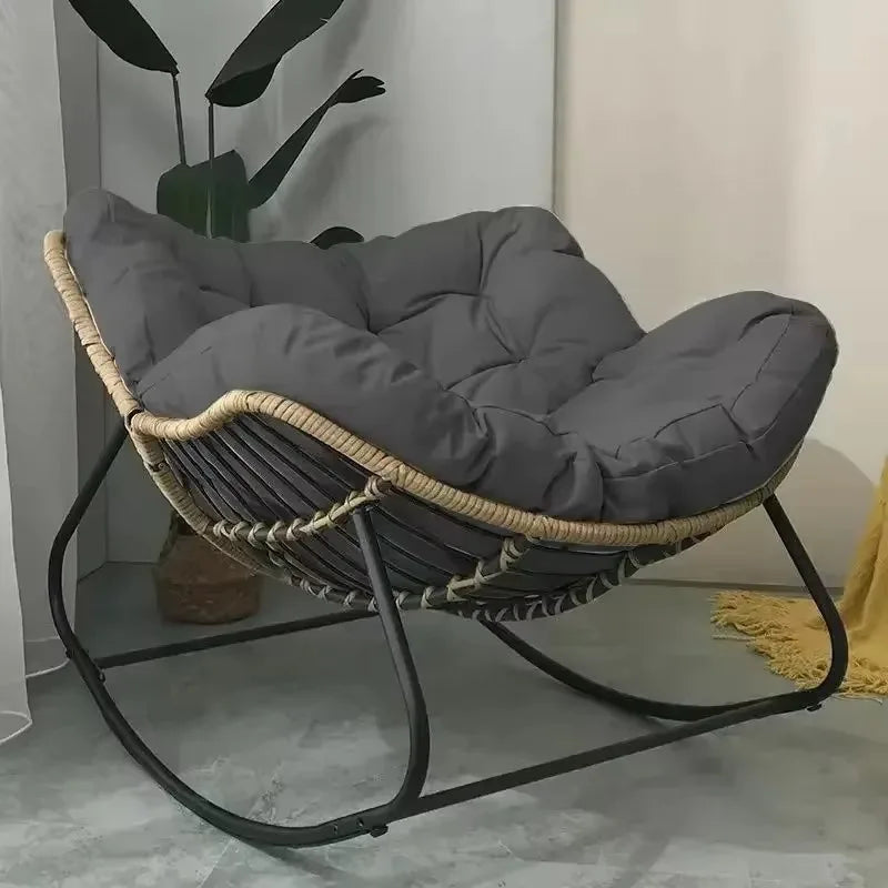 Single Rocking Chair Nordic Style Lazy Sofa