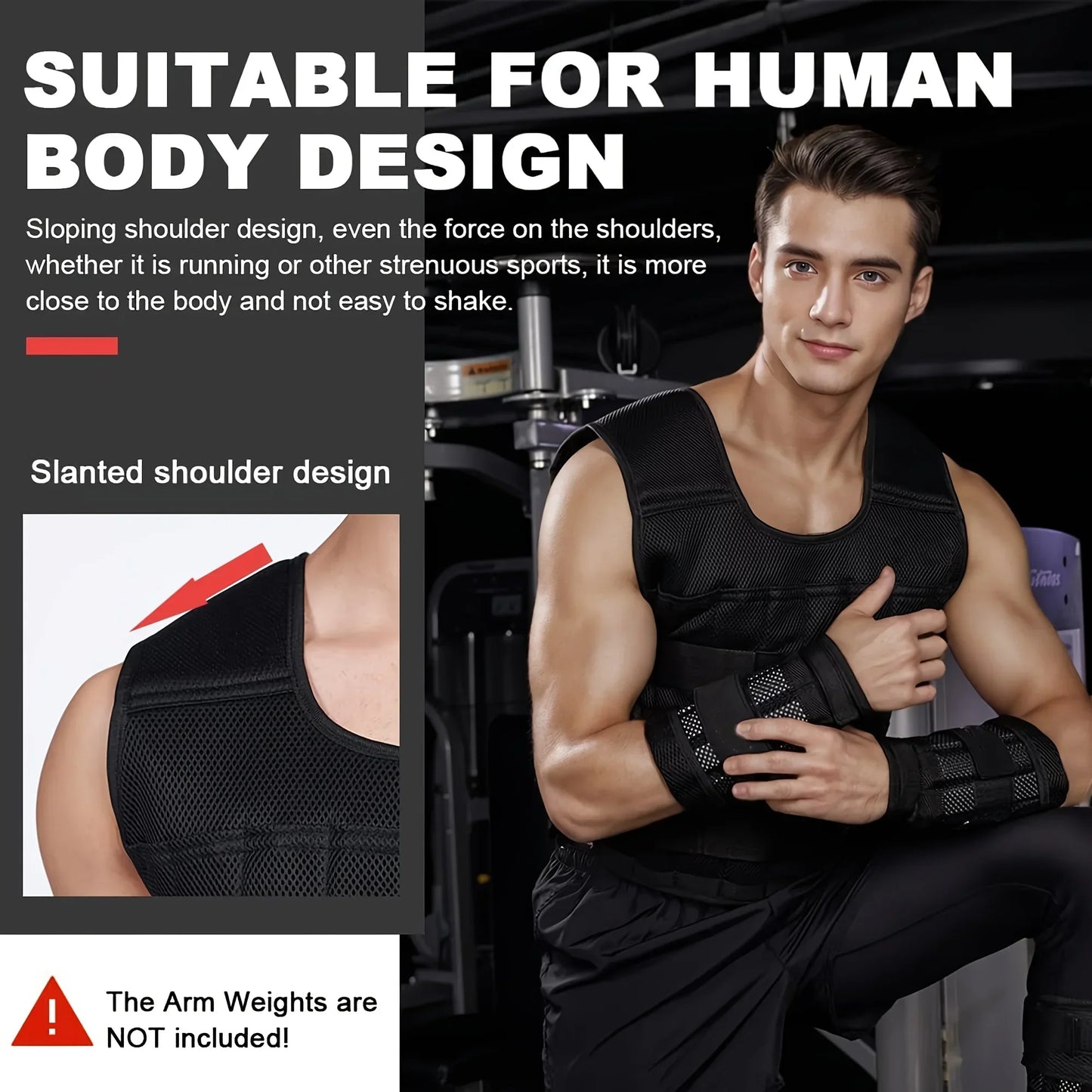 Adjustable Weight Vest Strength Training Tool