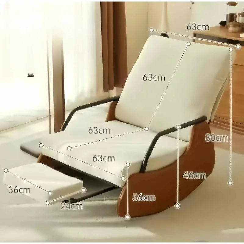 Nordic Style Rocking Reclining Chair