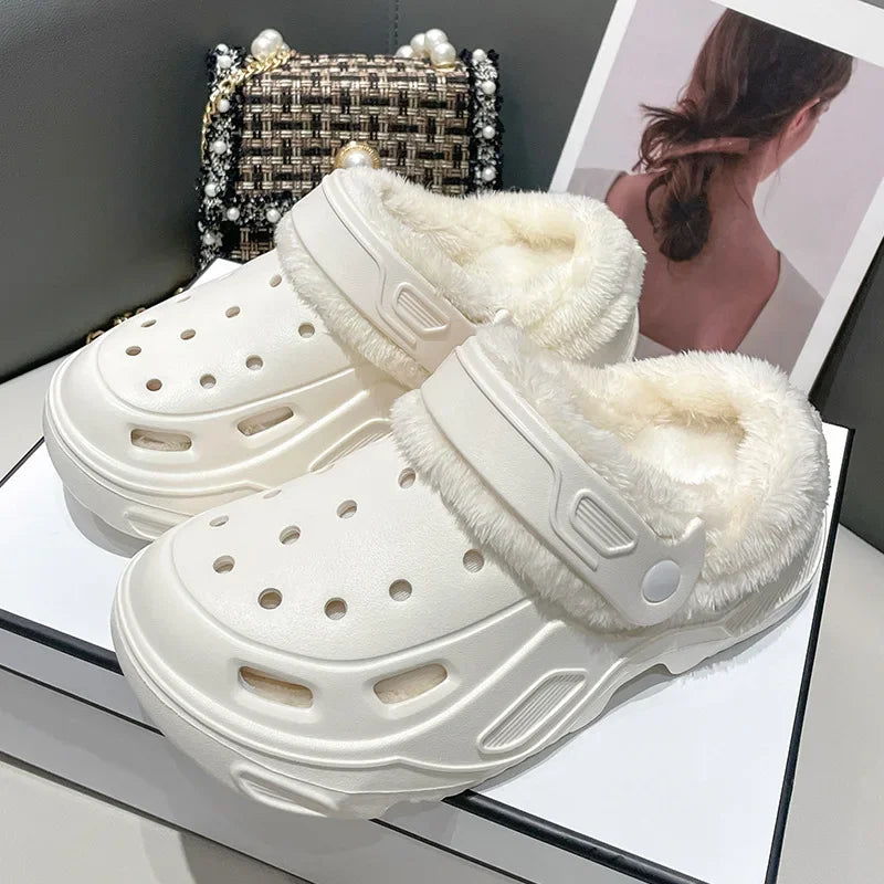 Women's Slippers Plush Cotton Soft Non-Slip