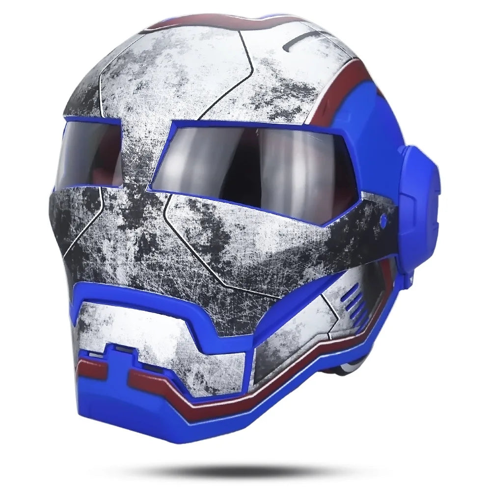 Iron Man Art Flip-up Safety Helmet Accessories