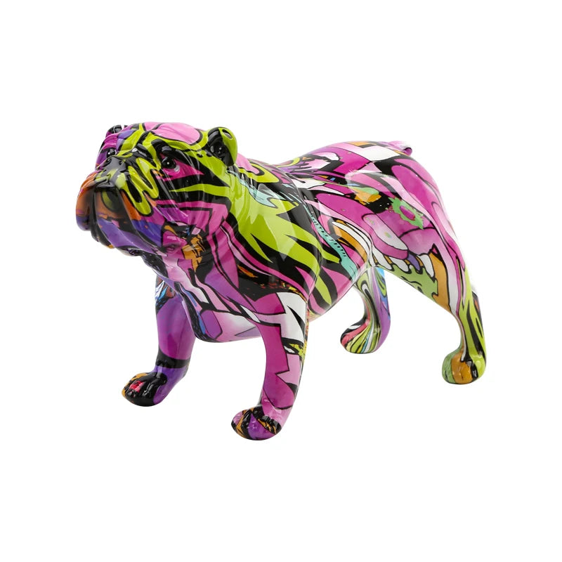 Creativity Bulldog Graffiti Home Decor