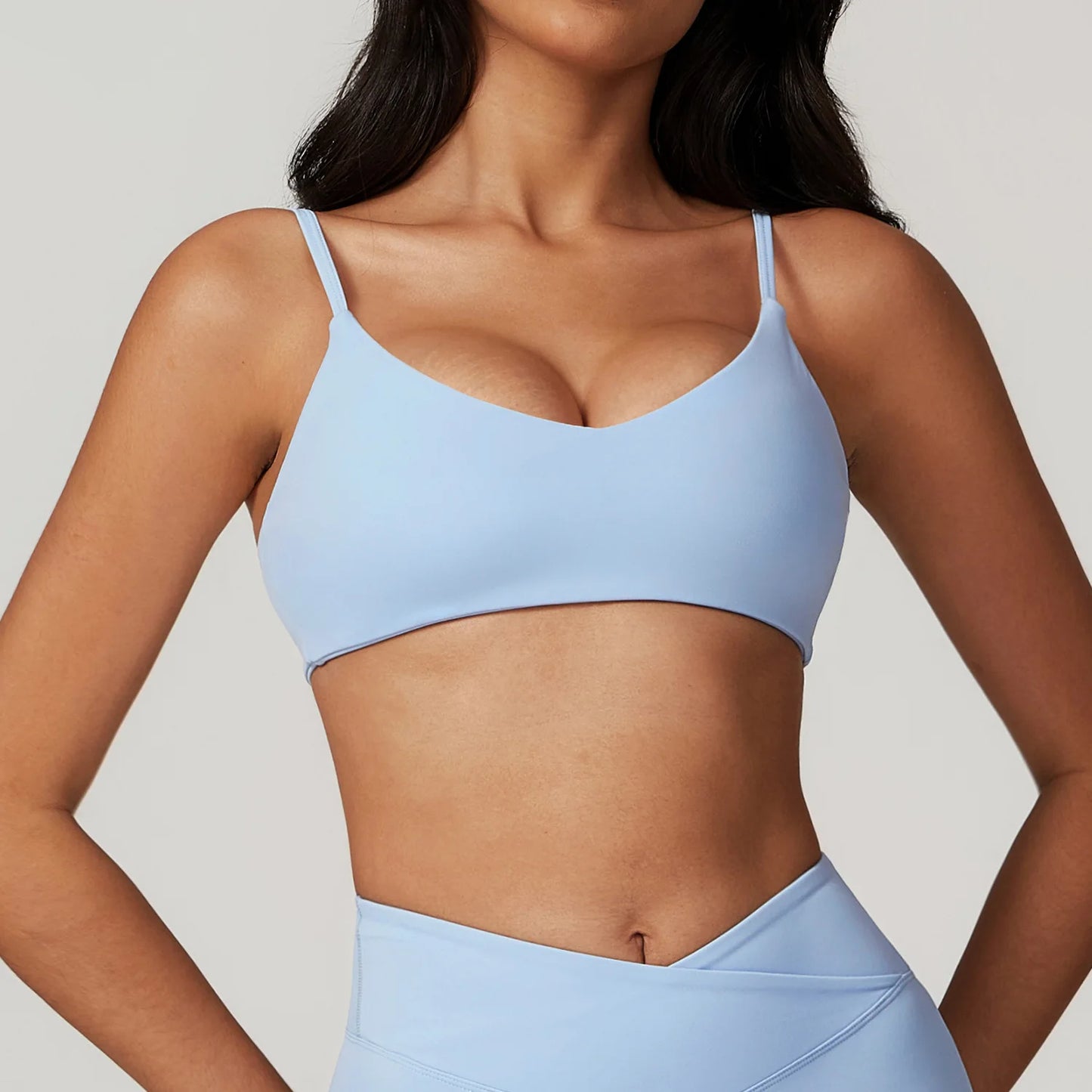Workout Tank Top Backless Shockproof Breathable