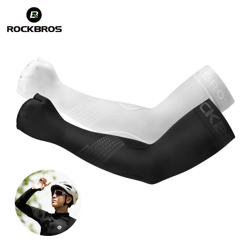 ROCKBROS Cycling Arm Ice Cloth Bicycle Sleeves Breathable Unisex