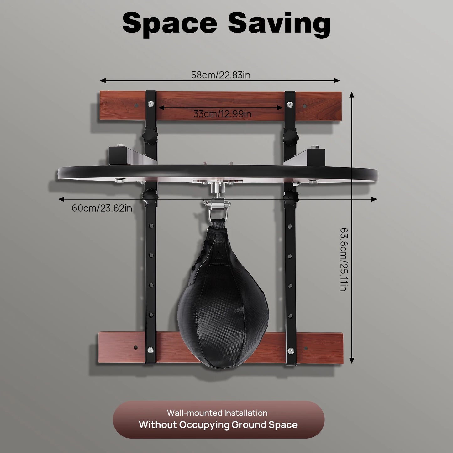 Heavy Duty Wall Mounted Speed Bag