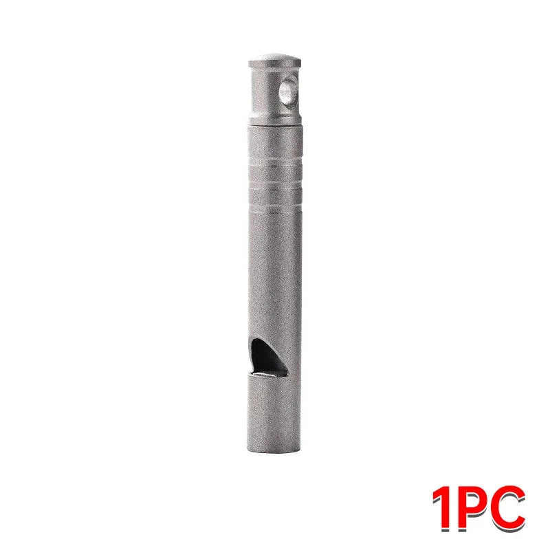 5PCS Outdoor Emergency Titanium Whistle High Decibel