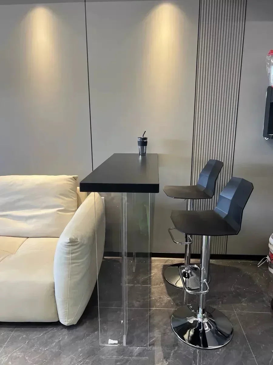 Table Led Counter High Wooden