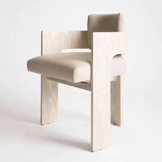 Nordic Light Luxury Solid Wood Dining Chair