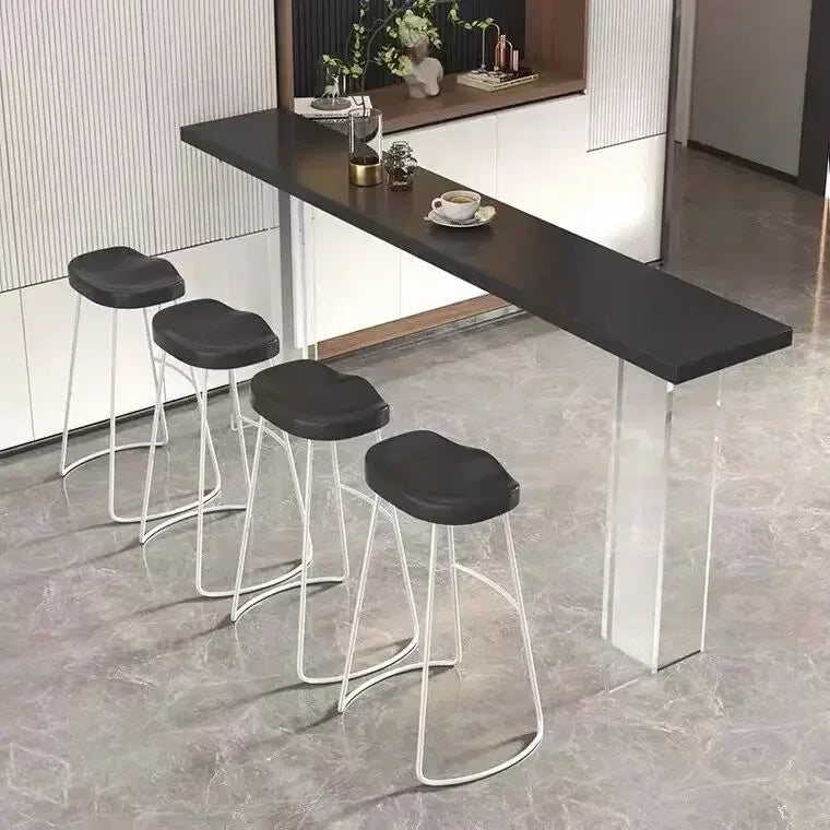 Table Led Counter High Wooden