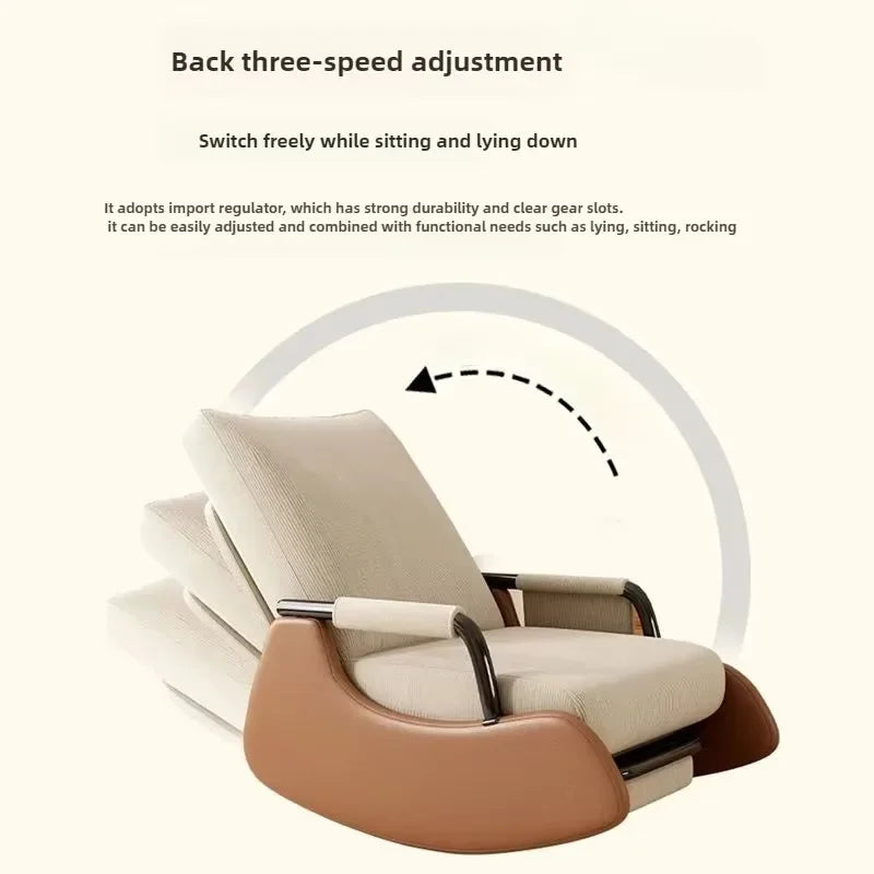 Nordic Style Rocking Reclining Chair