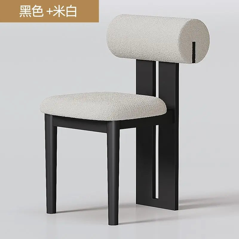 Nordic French Vintage Solid Wood Dining Chair