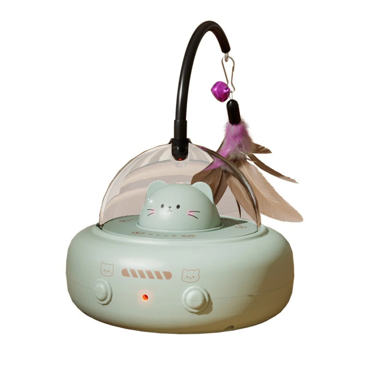 Intelligent Cat Toy Red Dot Laser with Obstacle Avoidance