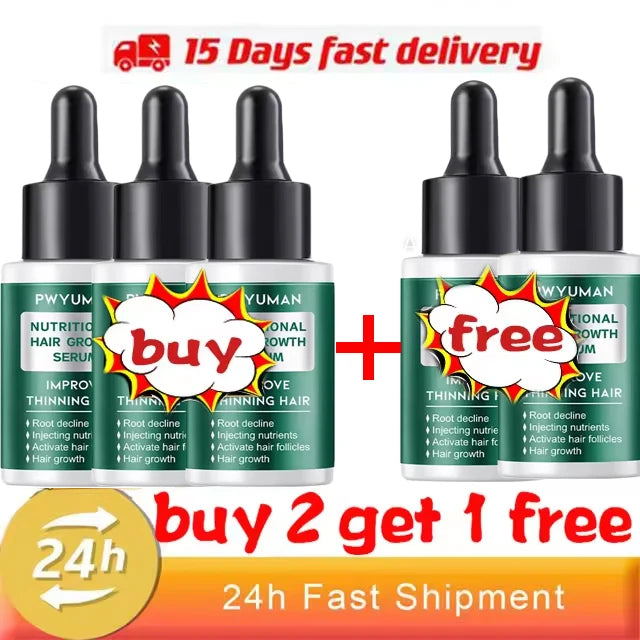 7 Days Fast Hair Growth Serum Prevents Hair Loss