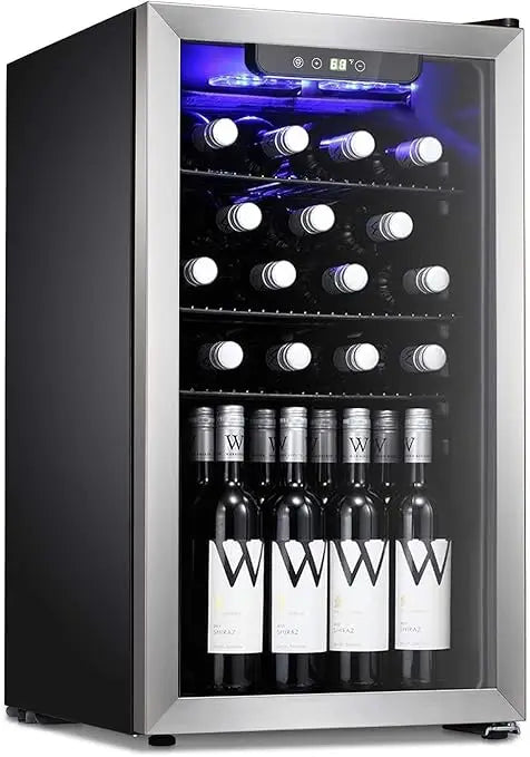 26 Bottle Wine Cooler/Cabinet Beverage Refrigerator