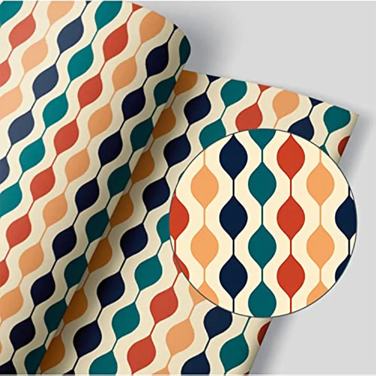 Colorful Geometric Peel and Stick Wallpaper Self-Adhesive Removable