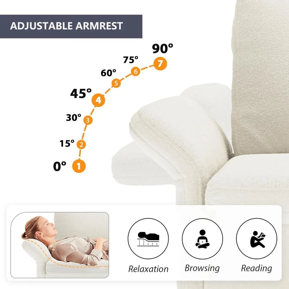 60" 2 Seater Velvet Love Seat for Dorm, 2 USB, LED