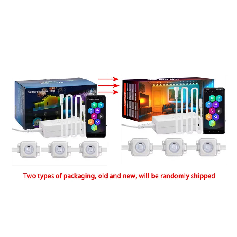 Permanent Outdoor Lights Christmas Holiday Decorations