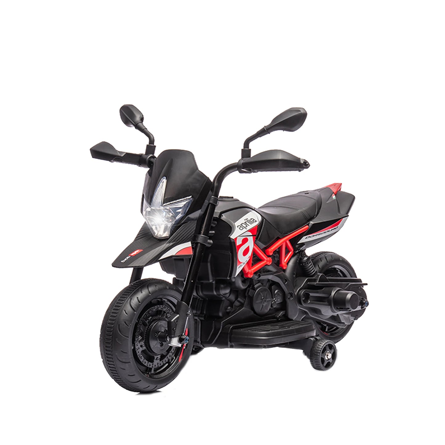 Electric Motorcycle 6V Kids Ride On Toy w/Training Wheels