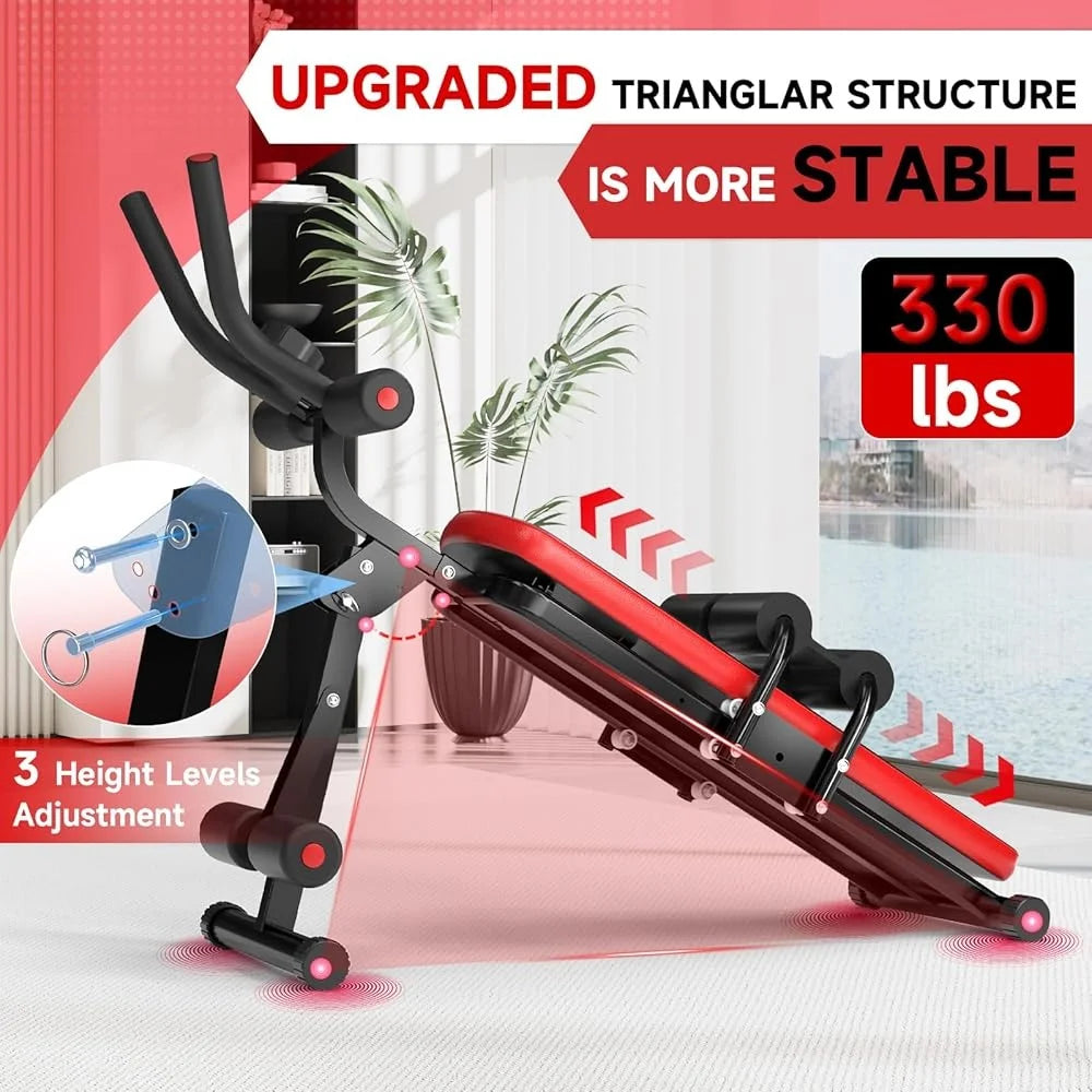 Ab Machine Adjustable Resistance Stomach Trainer