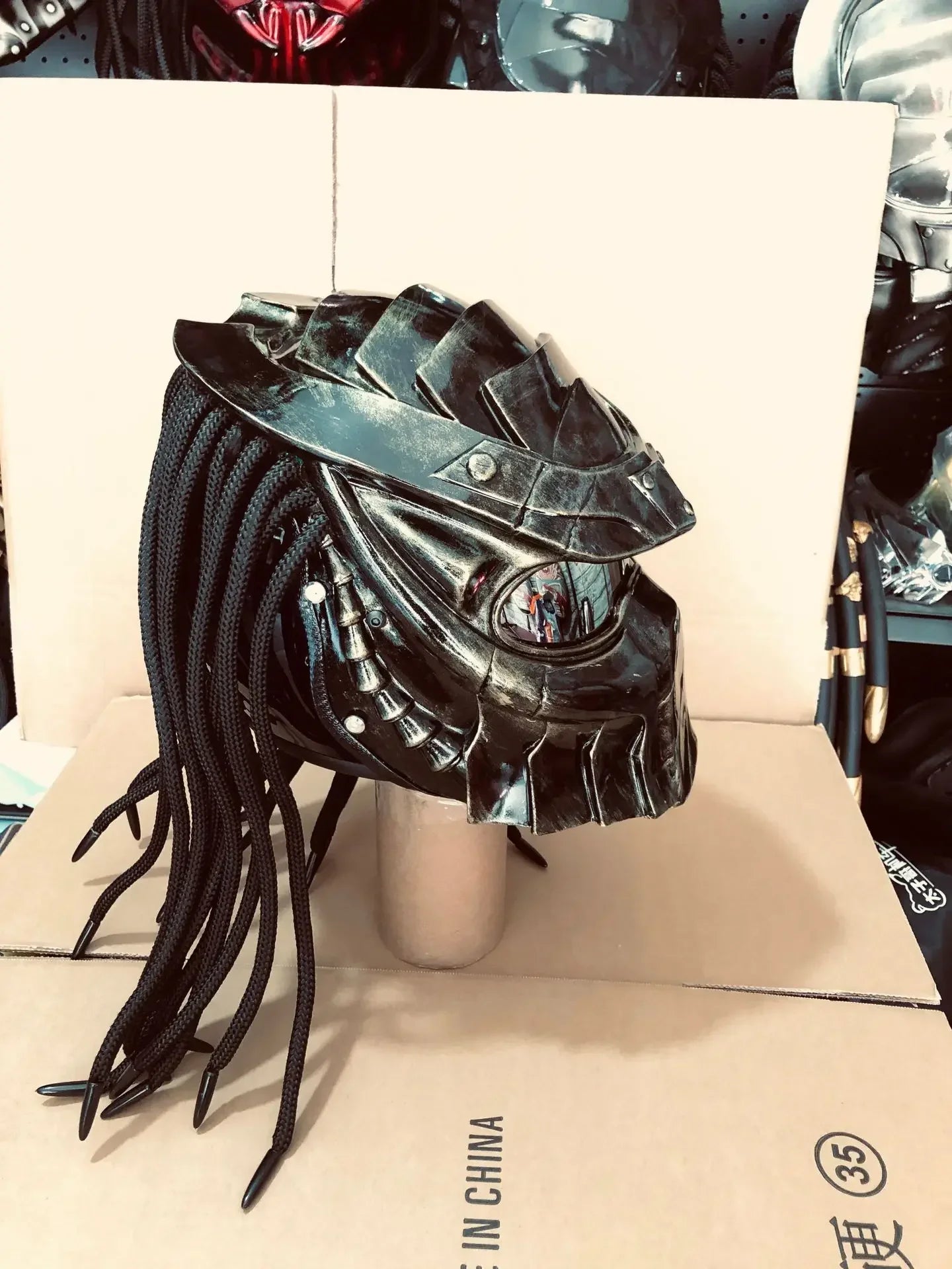 Predator Carbon Fiber Full-face Helmet DOT ECE