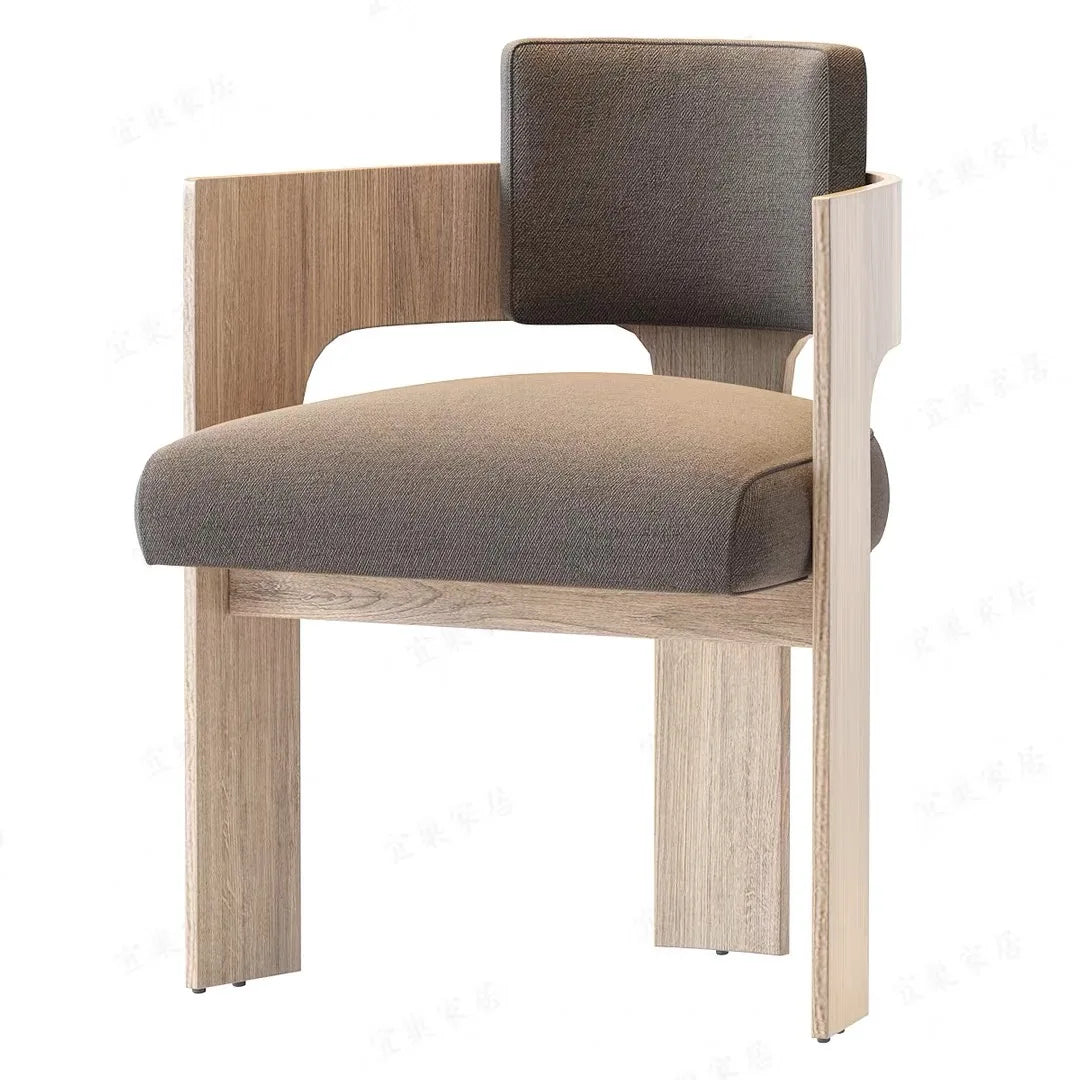 Nordic Light Luxury Solid Wood Dining Chair
