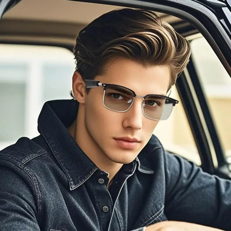 Bluetooth Smart Glasses Auto-Color Changing Touch Control