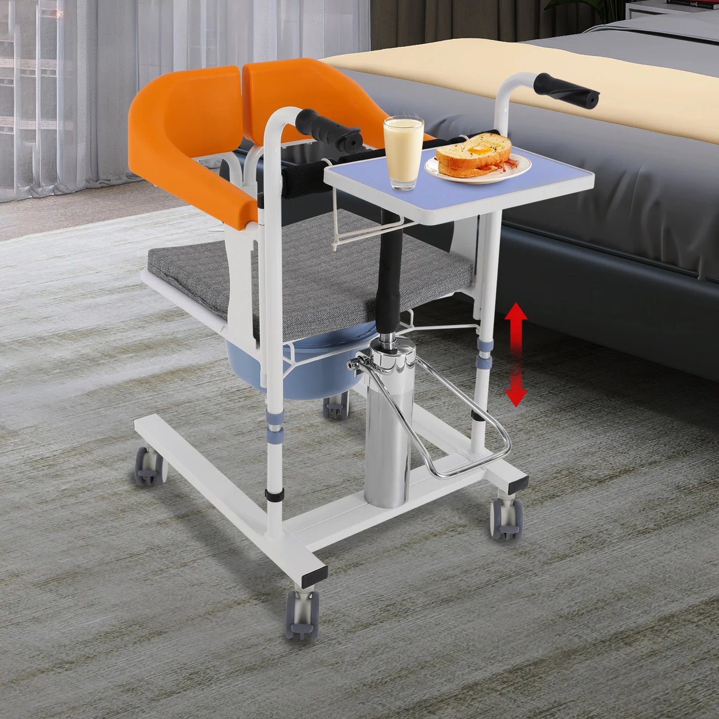 180° Hydraulic Patient Lift Transfer Chair
