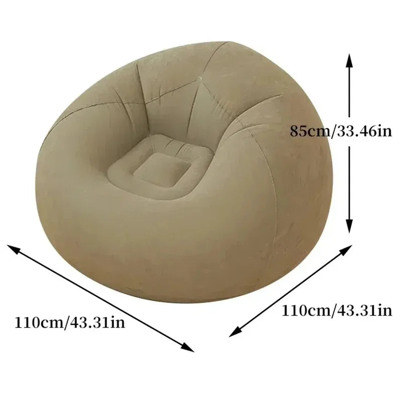 Large Lazy Inflatable PVC Lounger Bean Bag