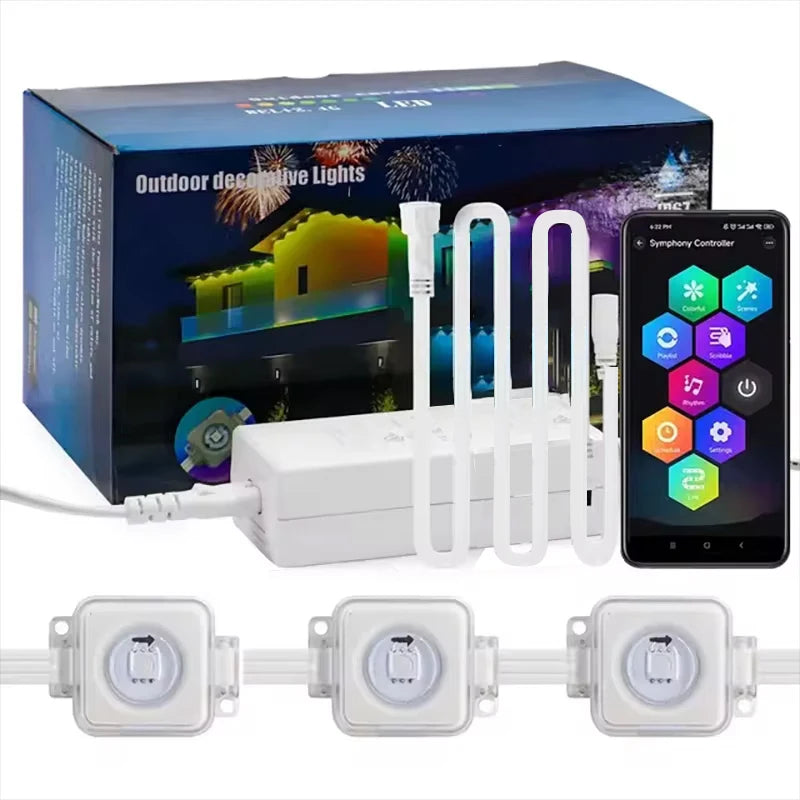 Permanent Outdoor Lights Christmas Holiday Decorations