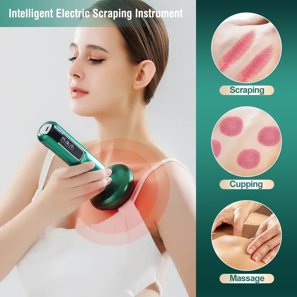 Tricolor Electric Massager Anti Cellulite Suction Cup