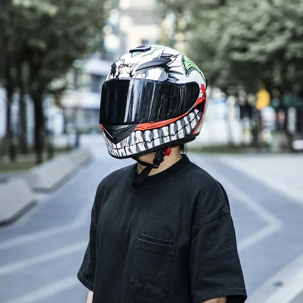 KEMITOUR Full Face Adult Helmet Street Clown
