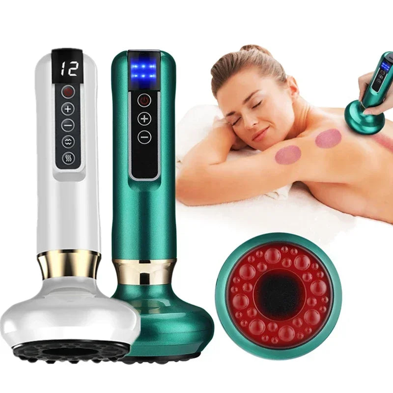 Tricolor Electric Massager Anti Cellulite Suction Cup