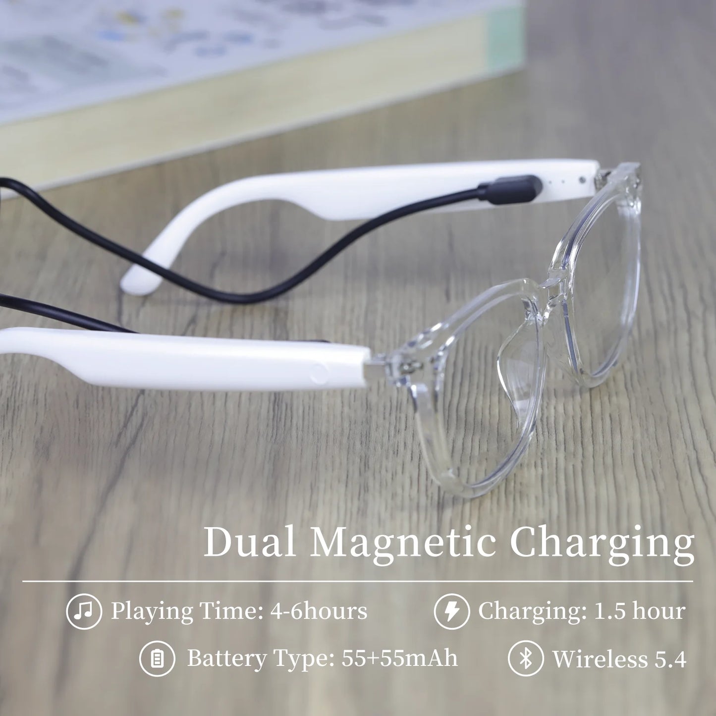 UF-15 Smart Audio Glasses Wireless Calls Earphones