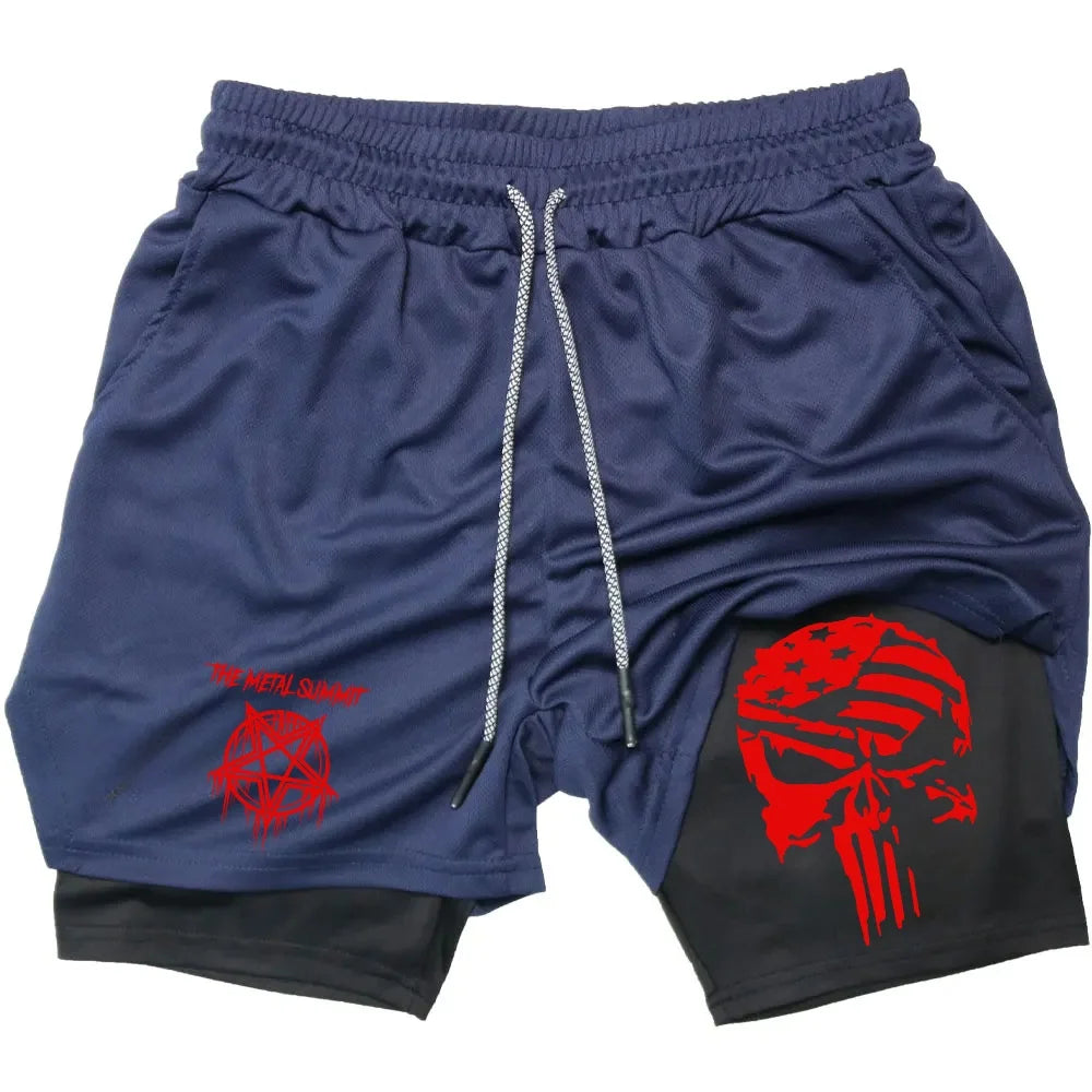 Double Layer Quick-Drying Performance Shorts