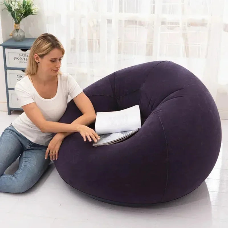 Large Lazy Inflatable PVC Lounger Bean Bag