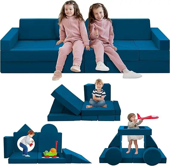 18pcs Large Modular Kids Play Couch