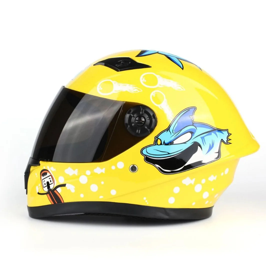 Kids Motorcycle Helmet Safety Full Face