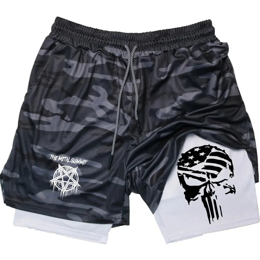 Double Layer Quick-Drying Performance Shorts